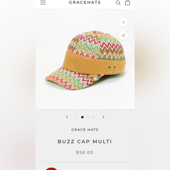 Grace Hats Buzz Hat Bow Linen Weave Made in Japan Multi Color Baseball Style - Picture 13 of 13